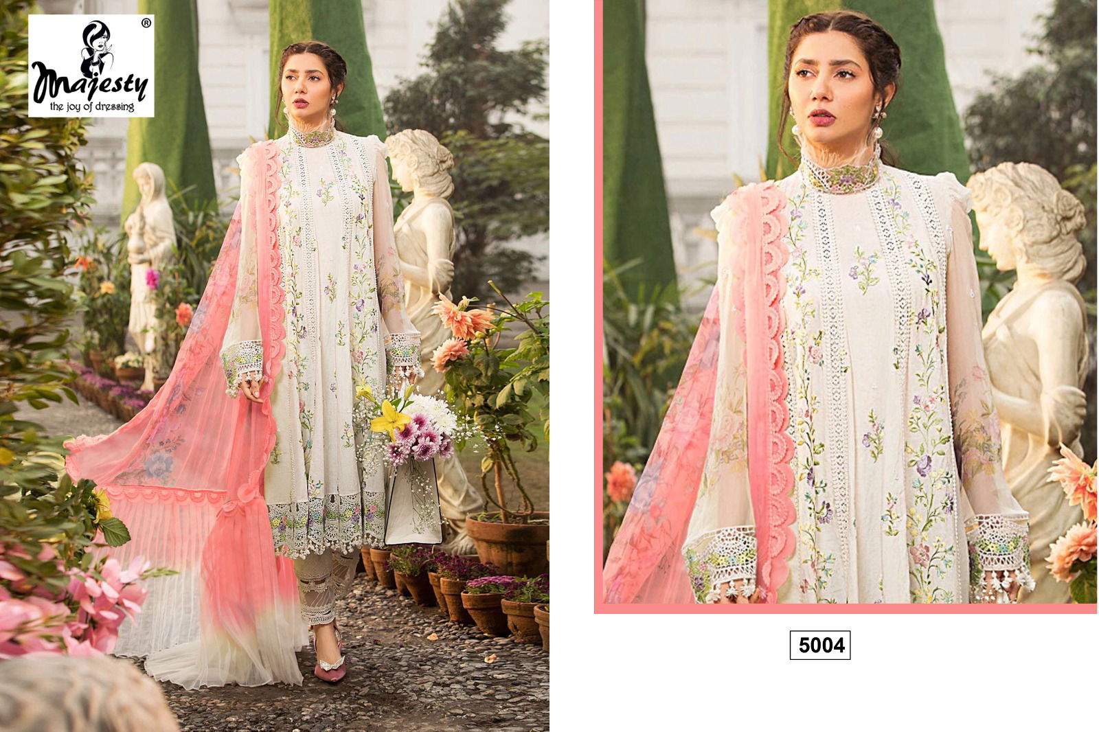 Majesty Maria Super Hit Designer Cotton Wholesale Pakistani Dress Material Catalog